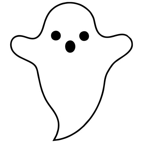 Printable Ghost Cut Out